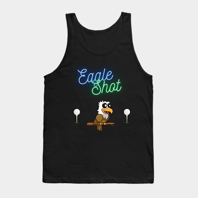 Fun Eagle Golf Apparel Tank Top by Topher's Emporium